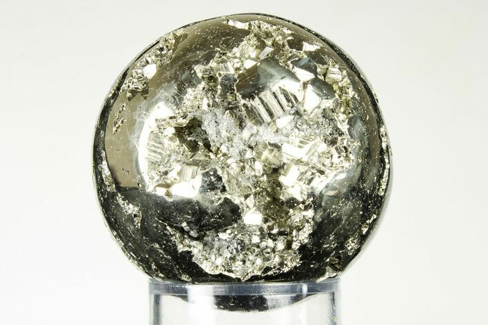 Polished Pyrite Sphere - Peru #195533